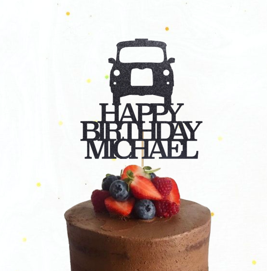 Black Cab / Taxi Cake Topper