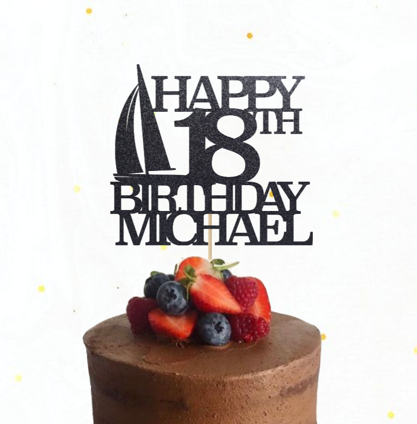 Sailing Boat Cake Topper