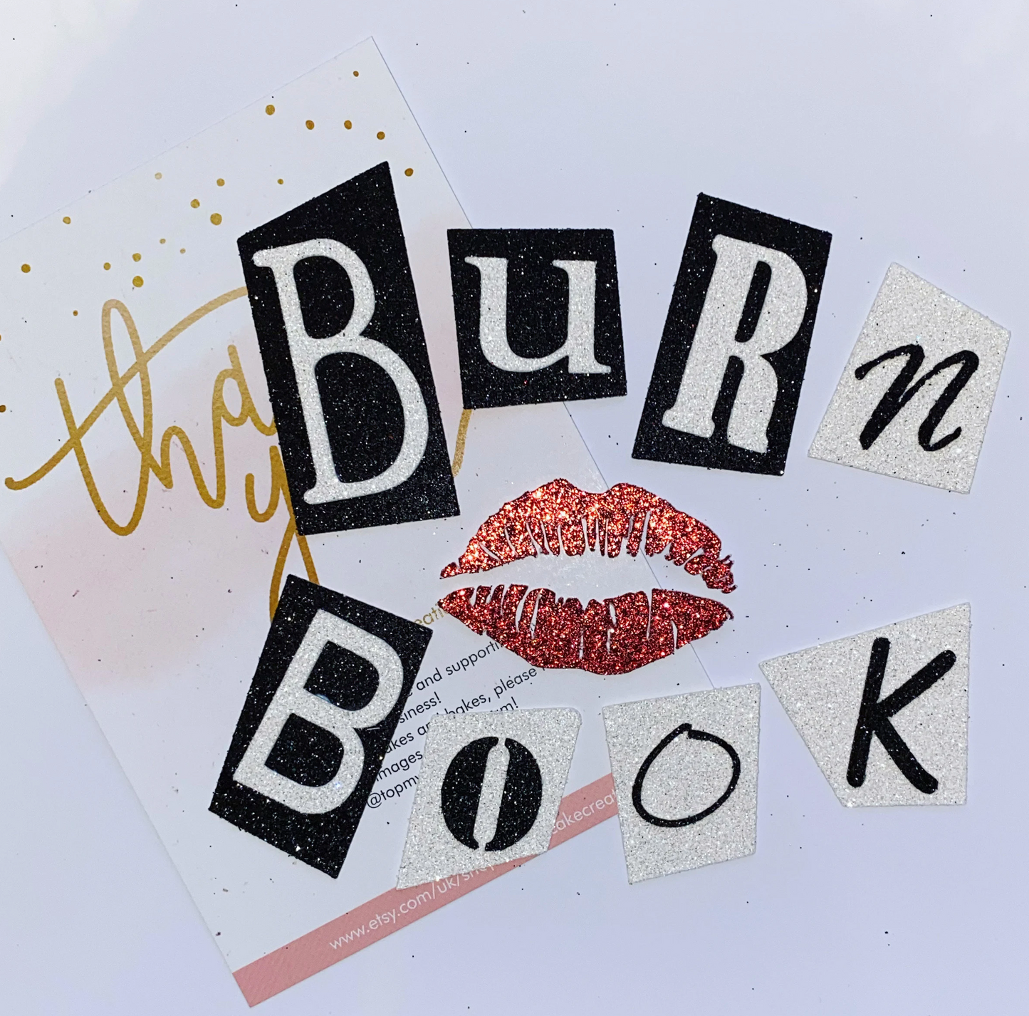 Mean Girls Burn Book Cake Topper
