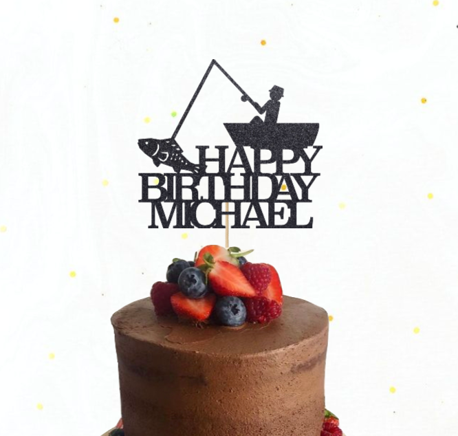 Fishing Cake Topper