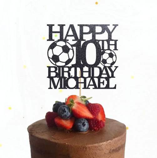 Football Cake Topper