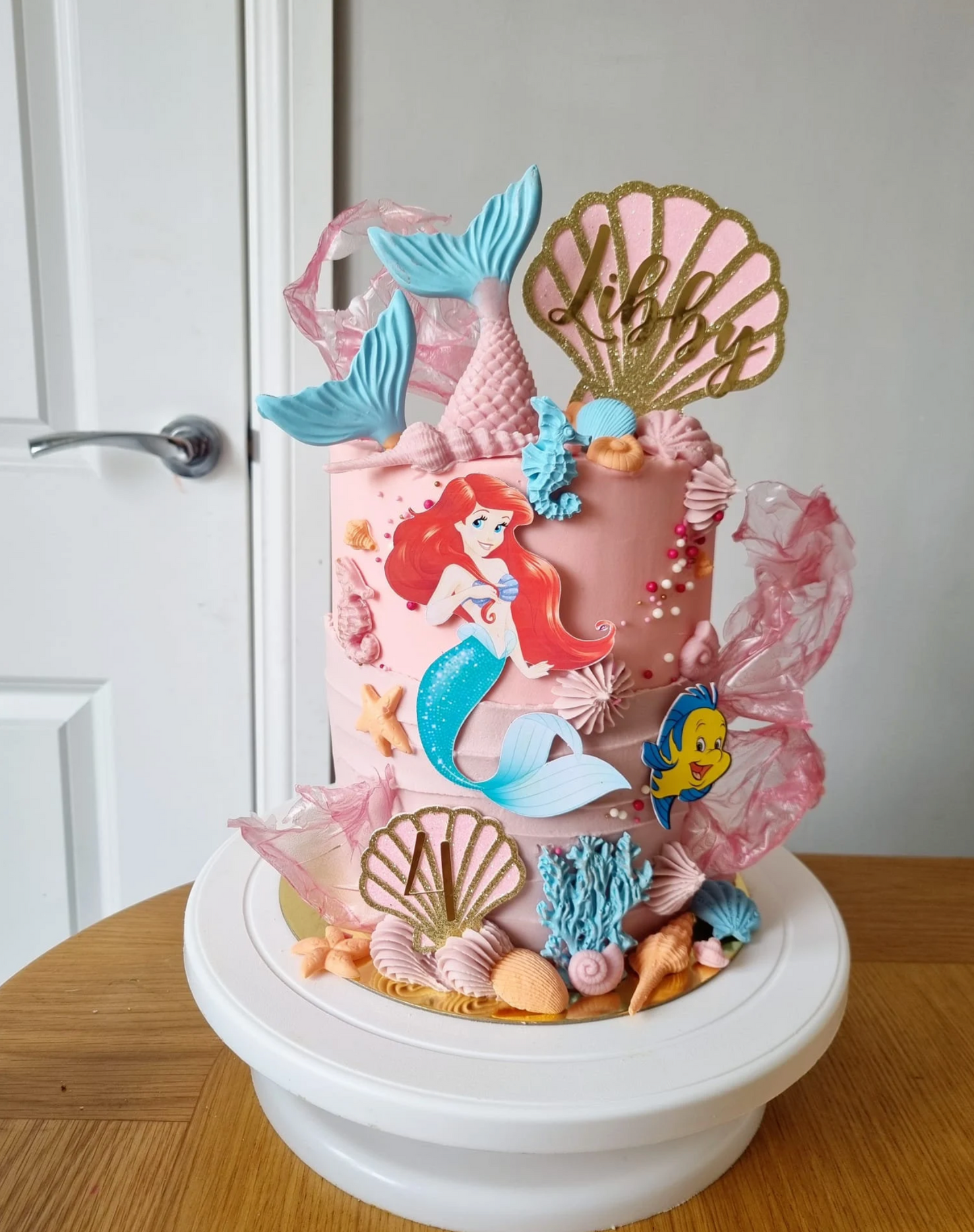 Little Mermaid Cake Topper Bundle