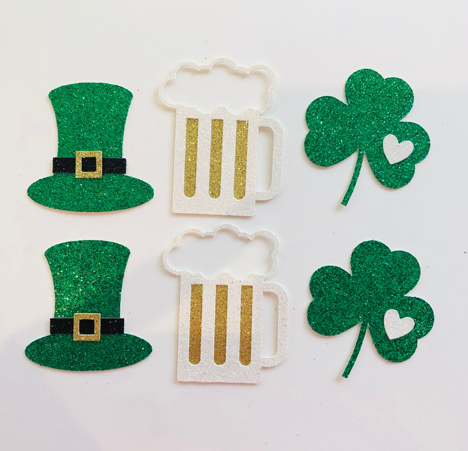 Irish/St Patrick's Day Cupcake Toppers - Pack of 6