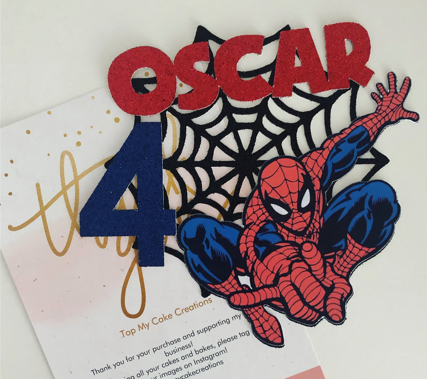 Spiderman Cake Topper