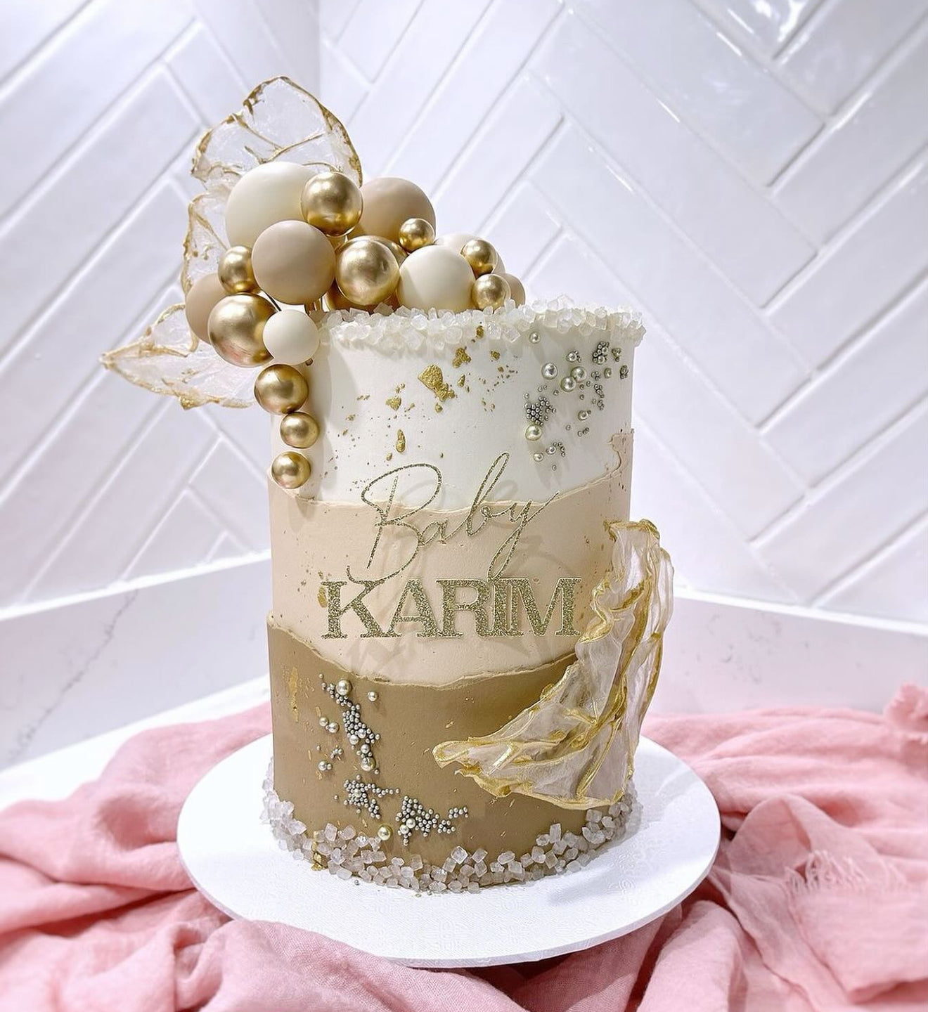 Custom Baby Shower Cake Charm