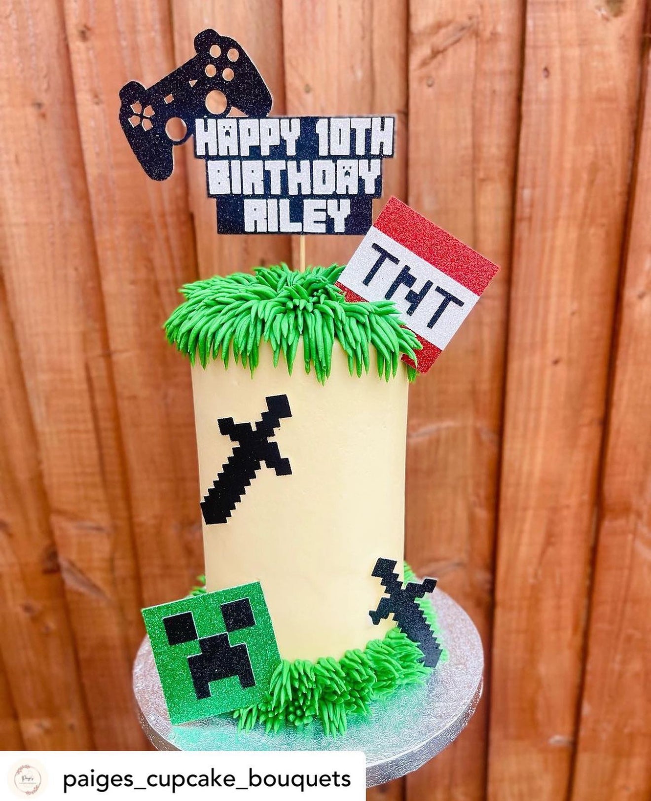 Minecraft Themed Cake Topper Bundle