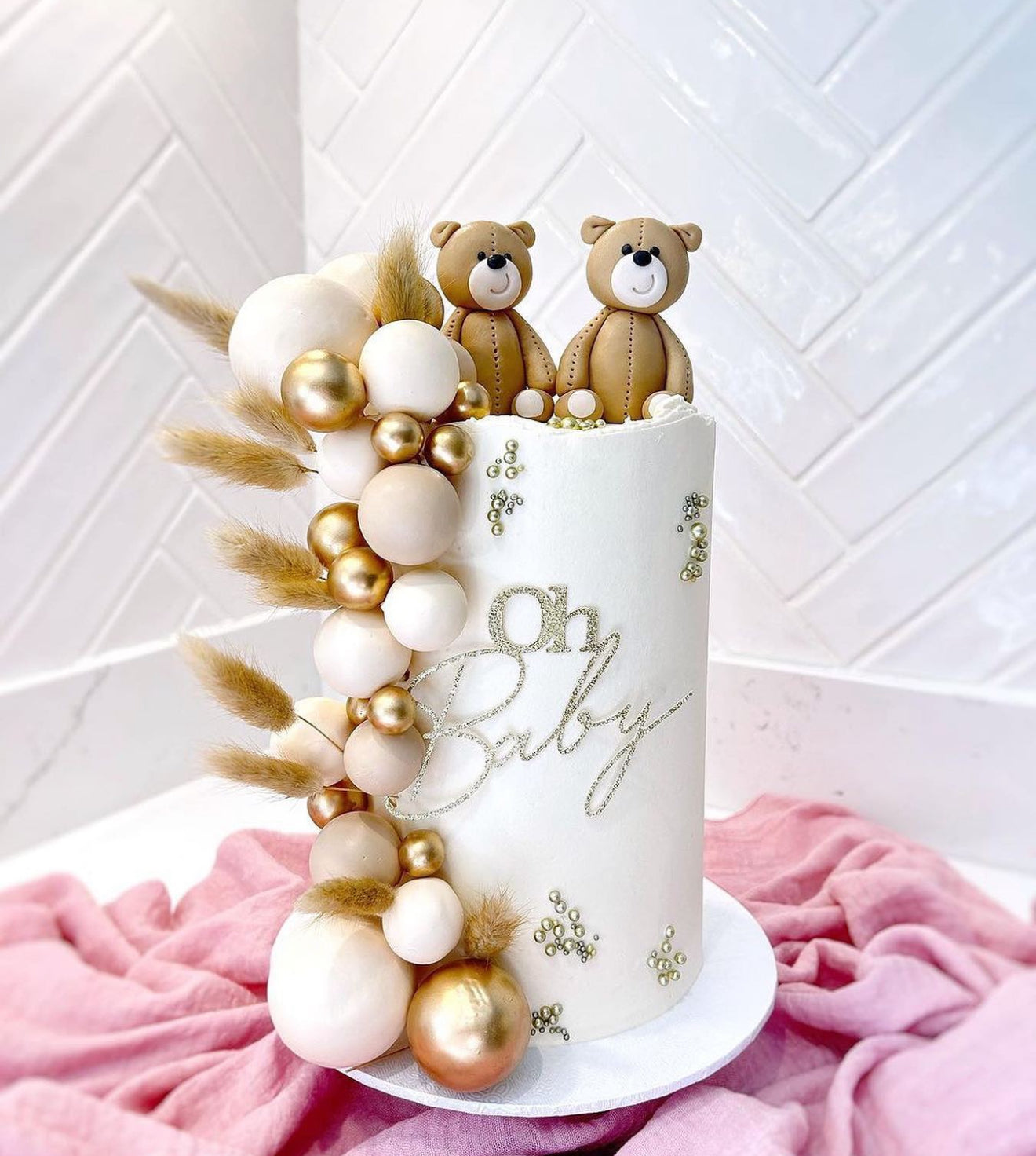 'Oh Baby' Baby Shower Cake Charm