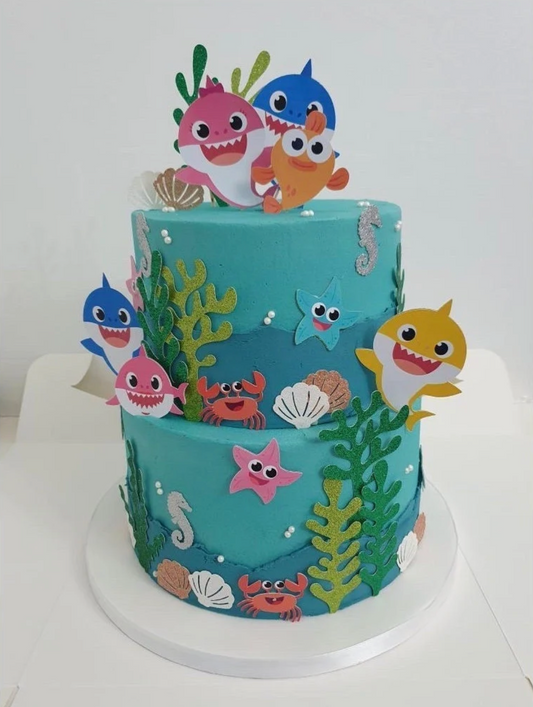 Baby Shark Cake Topper Bundle