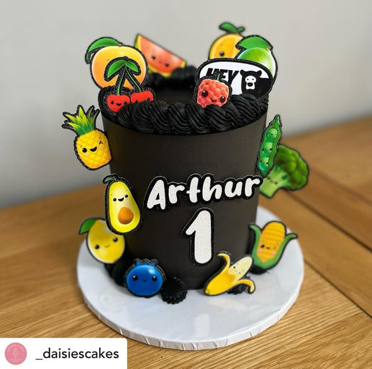 Dancing Fruit Cake Topper Bundle