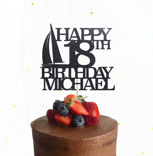 Sailing Boat Cake Topper