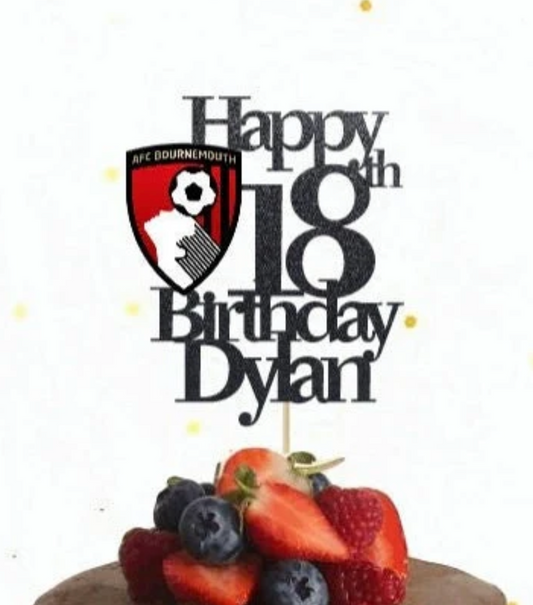 Bournemouth FC Cake Topper