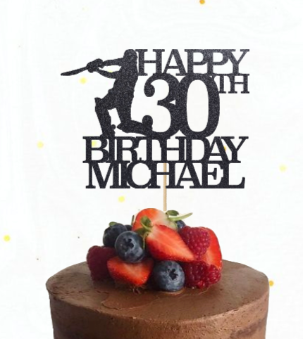 Cricket Cake Topper