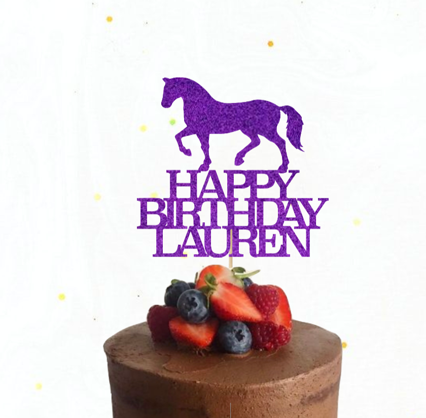 Horse Cake Topper