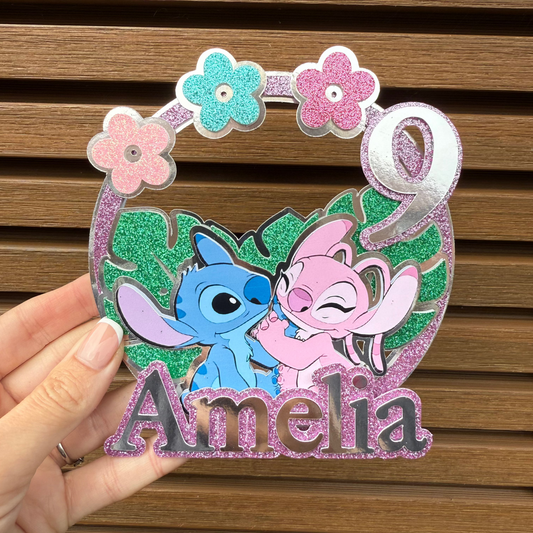 Lilo & Stitch 3D Cake Topper