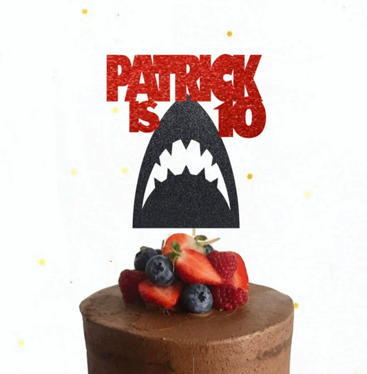 JAWS / Shark Themed Cake Topper