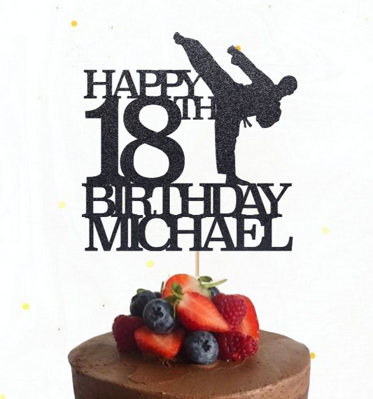 Karate Cake Topper
