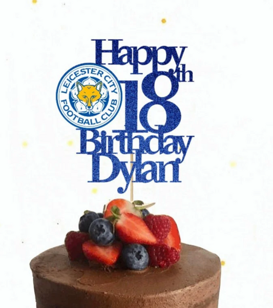 Leicester City FC Cake Topper [Unofficial]
