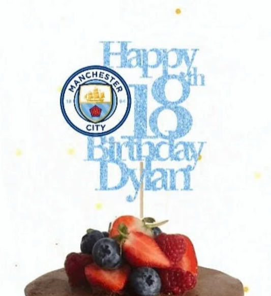 Manchester City FC Cake Topper [Unofficial]