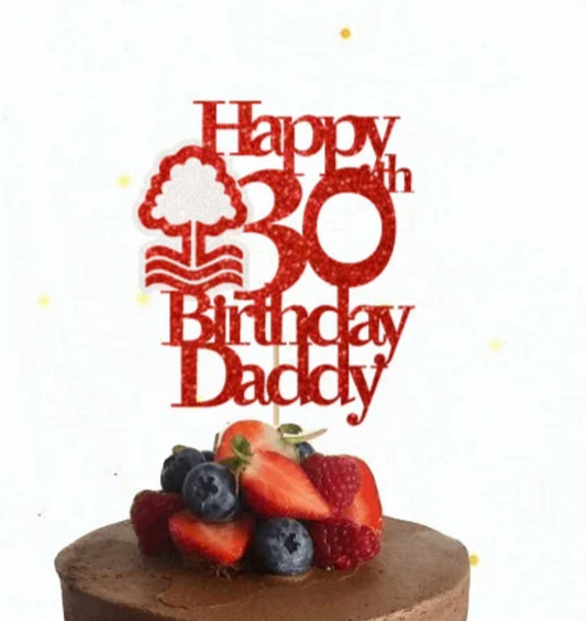 Nottingham Forest FC Cake Topper [Unofficial]