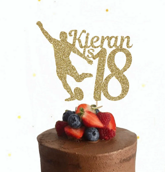 Rugby Cake Topper