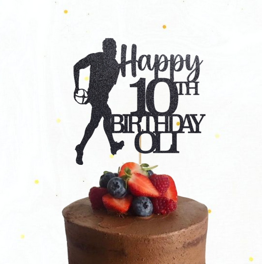 Rugby Player Cake Topper