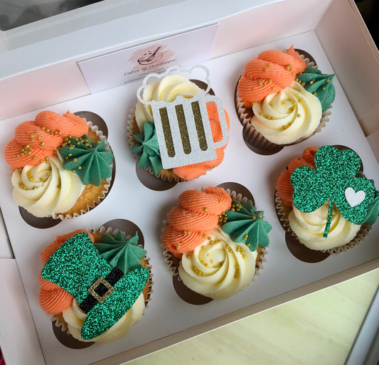 Irish/St Patrick's Day Cupcake Toppers - Pack of 6