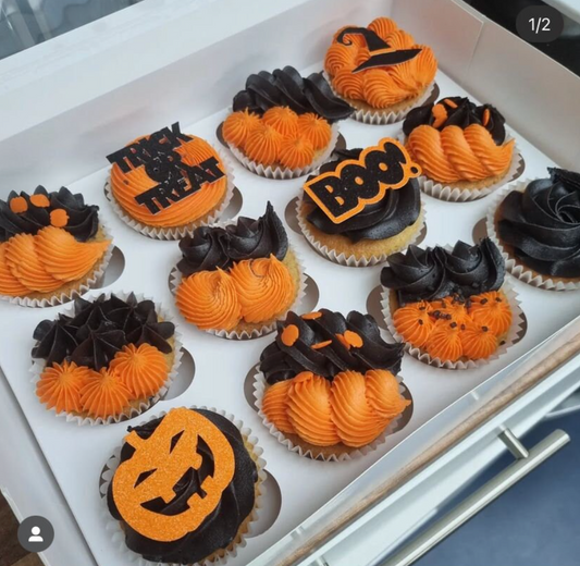 Halloween Cupcake Toppers - Pack of 6