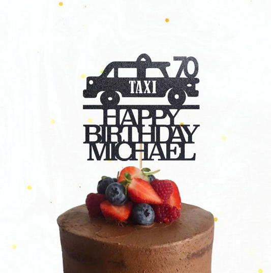 NYC Taxi Cake Topper