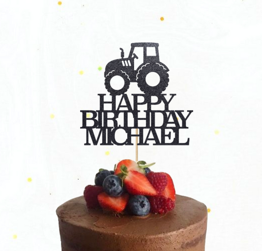 Tractor Cake Topper