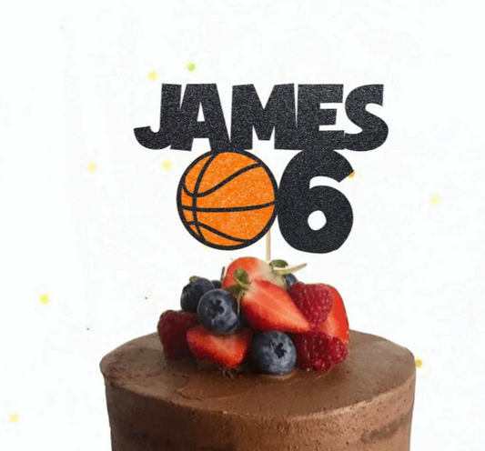 Basketball Cake Topper