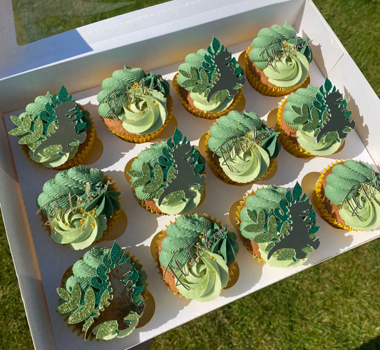 Dinosaur Cupcake Toppers - Pack of 6