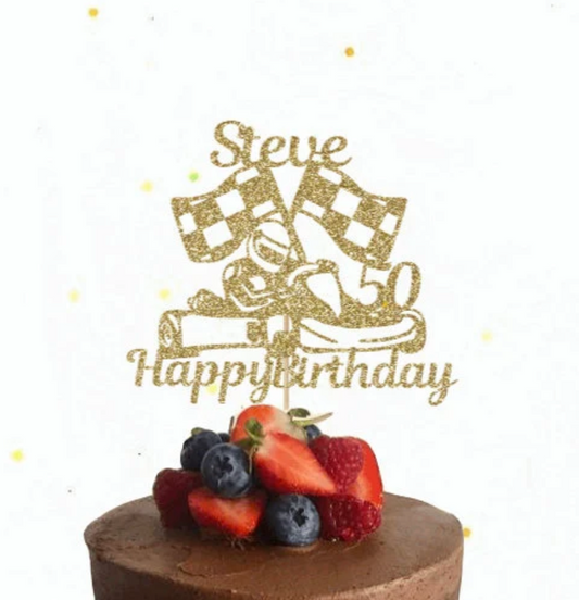 Go Kart Cake Topper